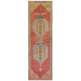 Vintage Turkish Village Rugs One-of-a-Kind Runner 3'3" X 10'10" Area Rug