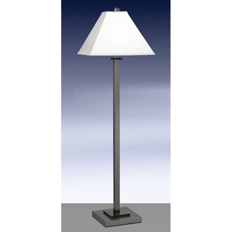 Lampe sur pied carrée 59 po, Bronze