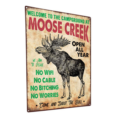 Moose Creek sur impression métallique