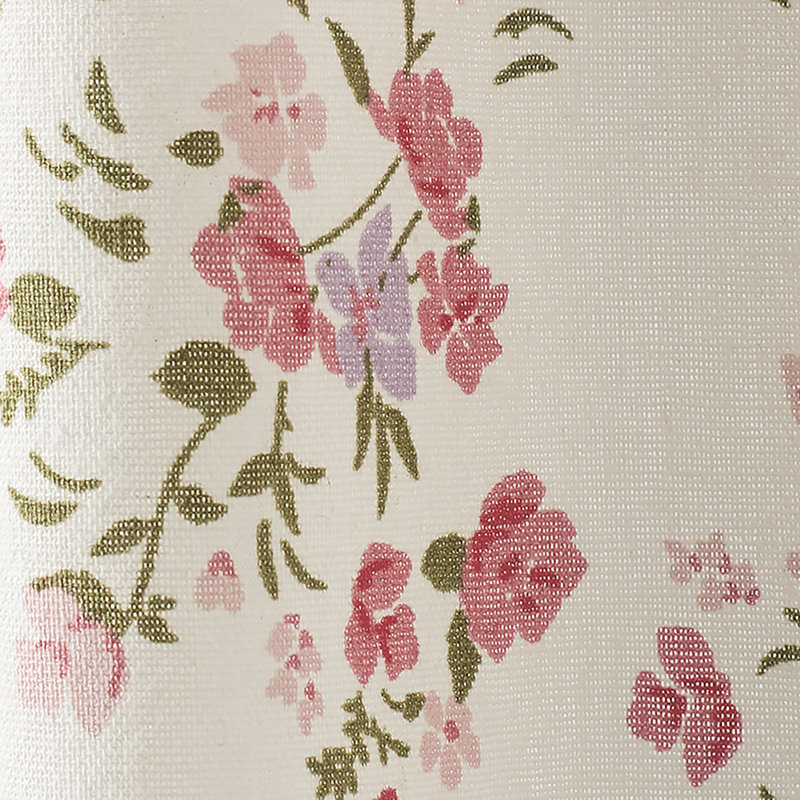 Ensemble de 2 rideaux confettis à motif floral 84 po avec sac fourre-tout Confetti, 50" W x 84" L