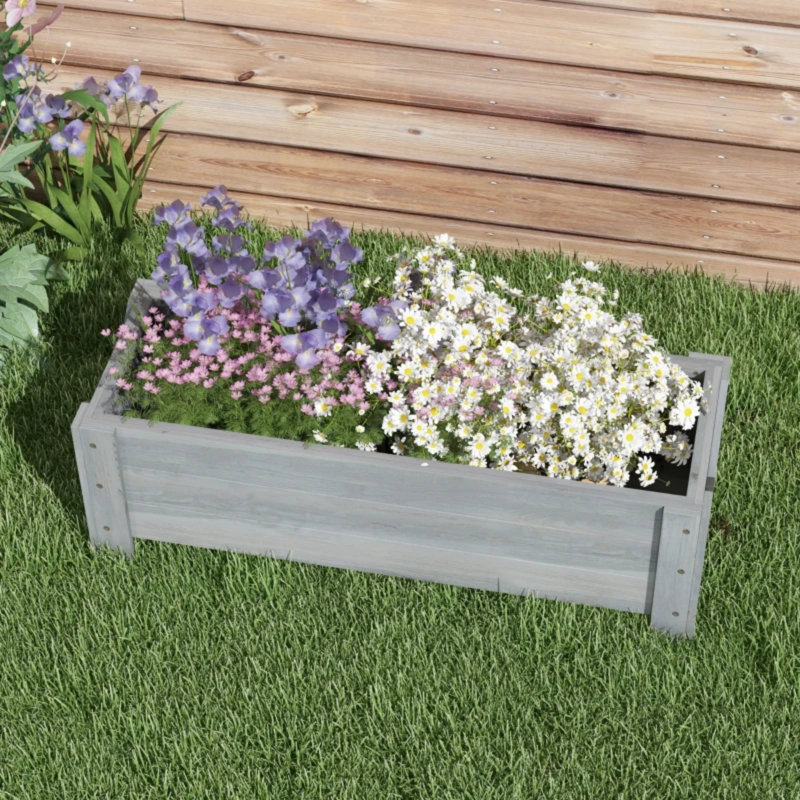 Elevated Planter, Brown