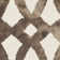 Amekia Hand Tufted Wool/Cotton Geometric Rug in Chocolate/Ivory