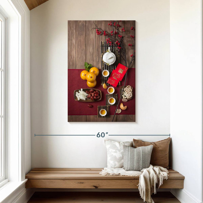 Yarlin Chinese New Year Spread, 45" H x 30" W