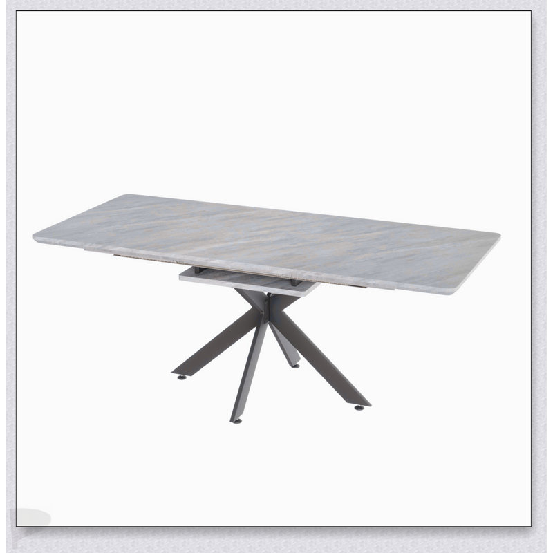 Table de salle à manger de 62,5 po, Gris
