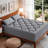 Medium Dual Layer 2-in-1 total 4" Memory Foam Mattress Topper With 8-21" Deep Pocket Cooling Mattress Pad, Designed For Back Pain Relief-352241911