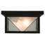 Plafonnier encastré carré 2 lumières 10" unique