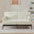  59" Modern Loveseat 2-Seater Sofa with Flexible USB Ports , Unique Cylindrical Armrests-114251093