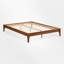 Base de lit plateforme en bambou - Support de lattes robuste, aucun sommier nécessaire-392450968-392450971