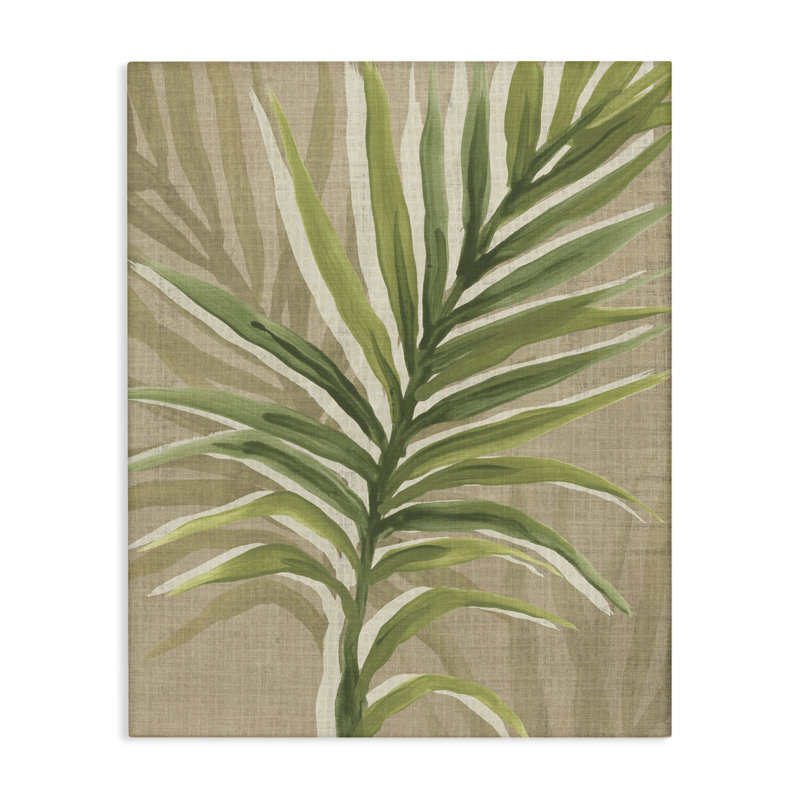 Toile de palmier rustique, design par June Erica Vess, H 20 po x l 16 po