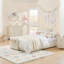 Lit plateforme simple à boucles, tête de lit Bunny Ear, barrière de sécurité et poche de rangement latérale-1365738483