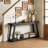 63-Inch Long Solid Wood Console Table, 2-Tier Narrow Sofa Table For Living Room, Entryway-727506128