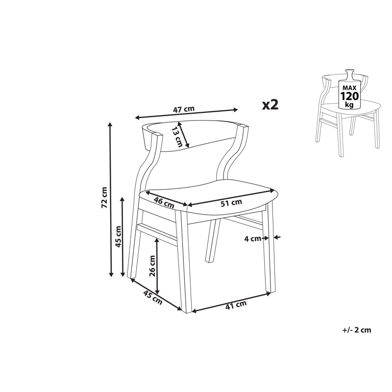 Buiron 45cm H Fabric Upholstered Side Chair