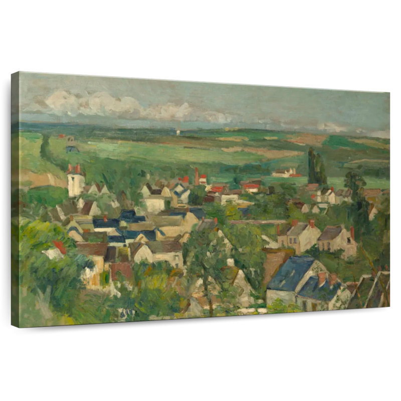 Vue panoramique d'Alvord Auvers, H 8 po x l 12 po