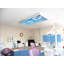 Couvre-lampes fluorescents Cloud Classroom pour plafonniers - pour luminaire 2 x 4 - par Octo Lights