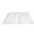 4 Tiers Book Megazine Rack Bookshelf Storage 25 X 11 X 23.6" Floor Stand Tabletop Or Wallmount White Easy Assembly, Also Great For Tools Boards Paper