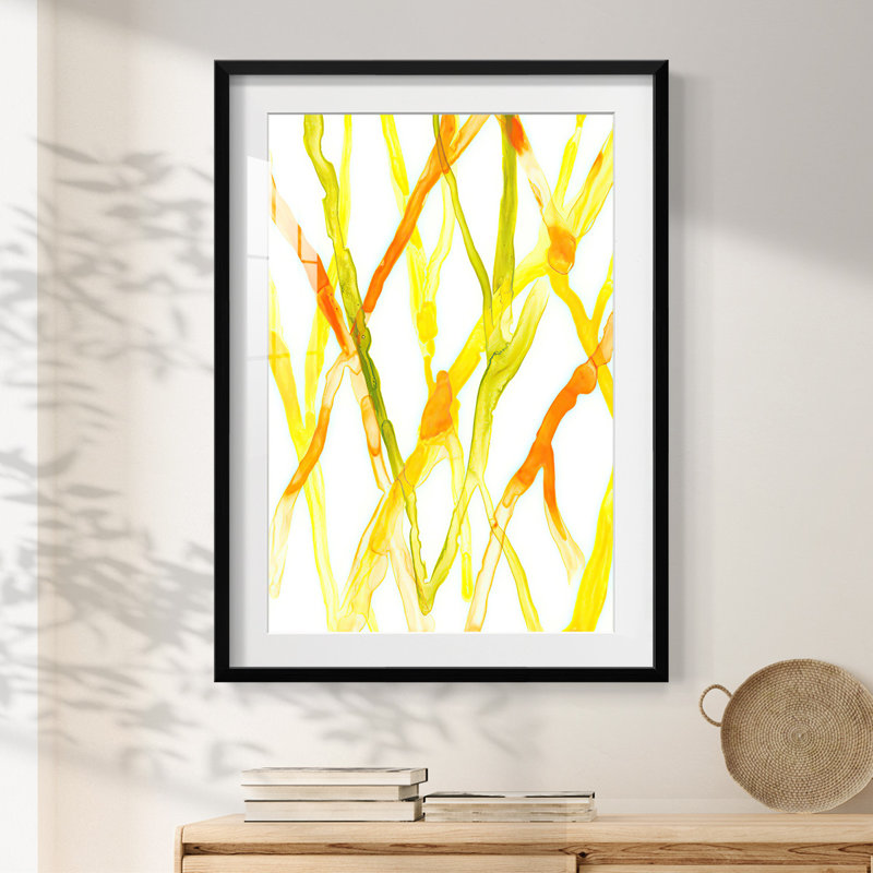 Runnel III - reproduction encadrée, H 28,5 po x l 20,5 po, Noir