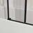 Bathroom Sliding Shower Door, 1/4" (6mm) Tempered Glass, Adjustable Width 56" - 60", Splash Proof, Stainless Steel Rollers, Matte Black 60" Adjustable，semi ，sliding Bathtub Door，6mm Clear