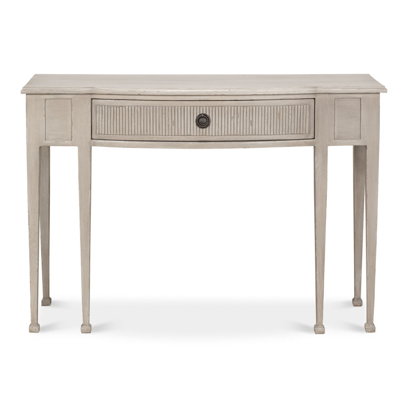 Console Madora, pavillon blanc, Gris traditionnel