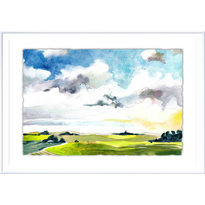 «Sky View VI» par Paul McCreery - peinture encadrée