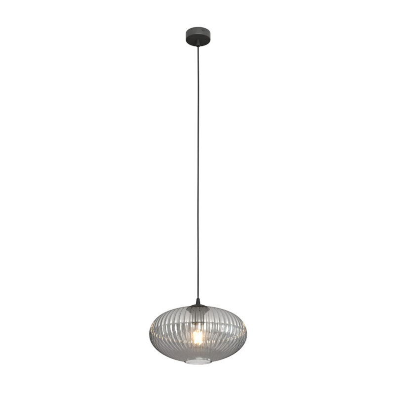 Samyiah 1 - Light Matte Black Pendant, Matte Black/Graphite