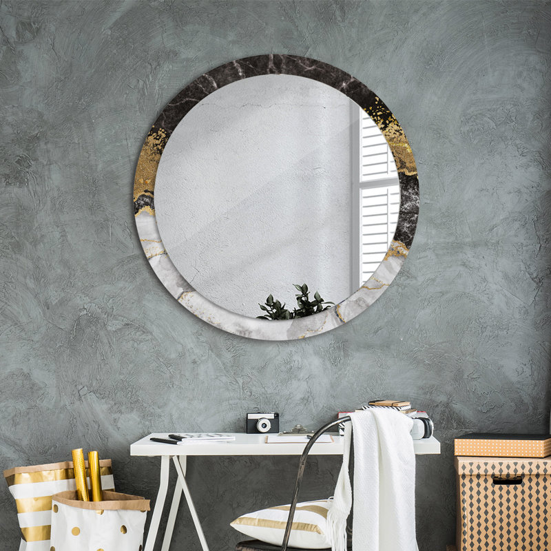 Huldar Glass Flat Wall Mirror