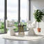 Meuble-lavabo pivotant à dossier papillon Modern-1725040691