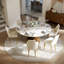 Table de salle à manger moderne en pierre frittée moderne avec base piédestal, pré-assemblé-429081282-429758112