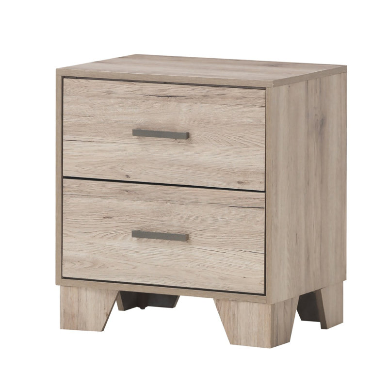 55.4cm W Particle Board / Chipboard Bedside Table