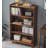 Floor-To-Ceiling Bookcase With Solid Wood Simple Storage.-193784931