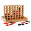 Jeu de voyage en bois 4 rangées