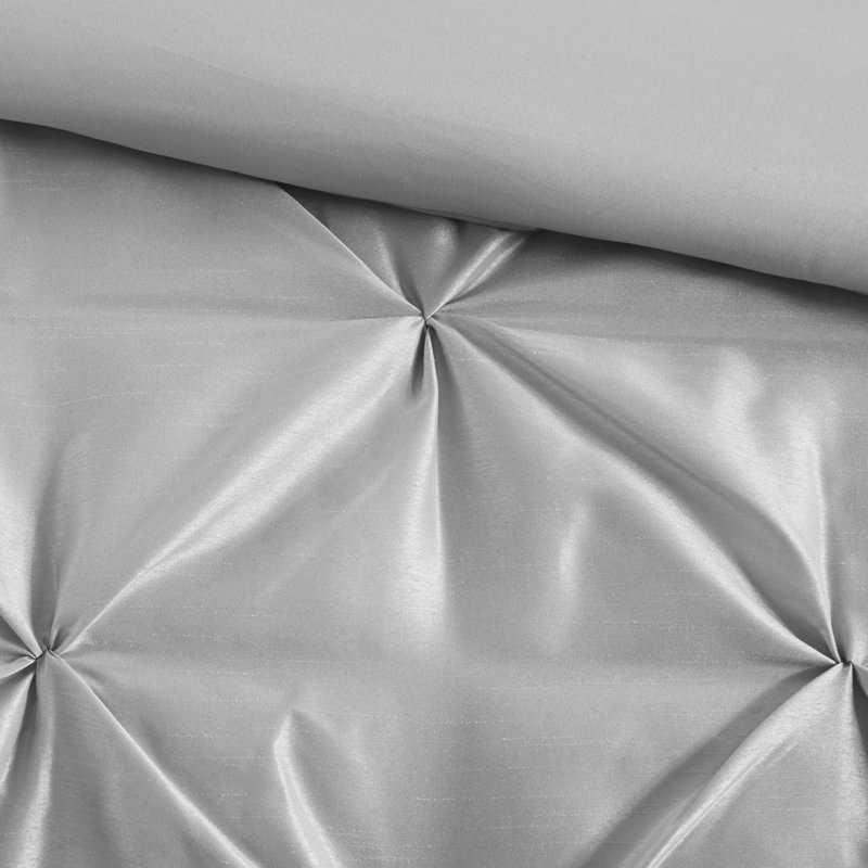   Édredon 7 pièces - Nuits douillettes élégantes, Édredon double et 6 pièces supplémentaires, Gris