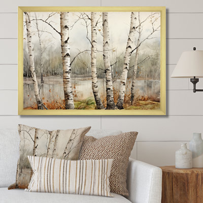 " Beige Silver Birch Beauty "