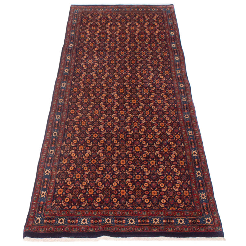 Tapis bleu foncé Mountfort 3 pi 3 po x 9 pi 10 po