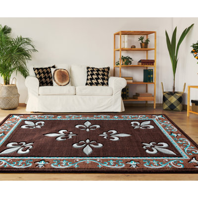 Tapis bleu Goines
