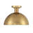 Darrah 1-Light Ceiling Light in Natural Brass-1811460163