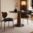 Black Round Sintered Stone Dining table-1950163022