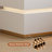 2-Drawer White Nightstand With Led Light And Built-In Charging Station, Modern Bedside Table Set Of 2