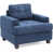 Navy Blue Microfiber / Microsuede