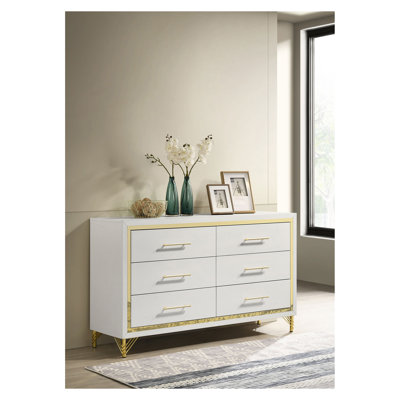 Commode de chambre 6 tiroirs Chesney