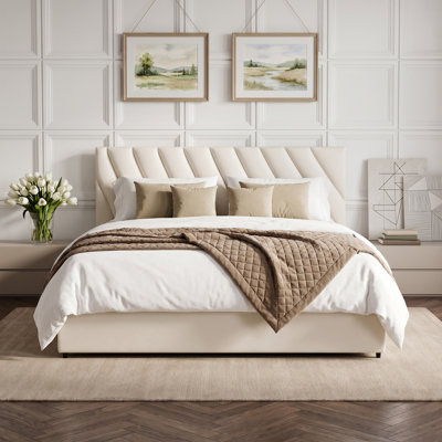 Upholstered Ottoman Storage Bed