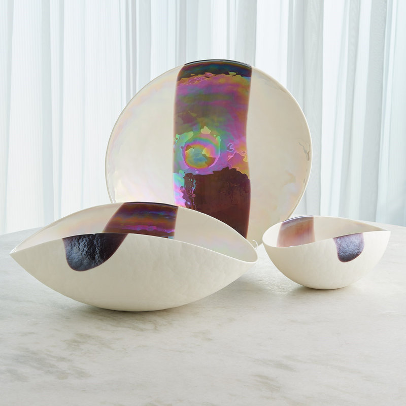 Handmade Glass Decorative Plate