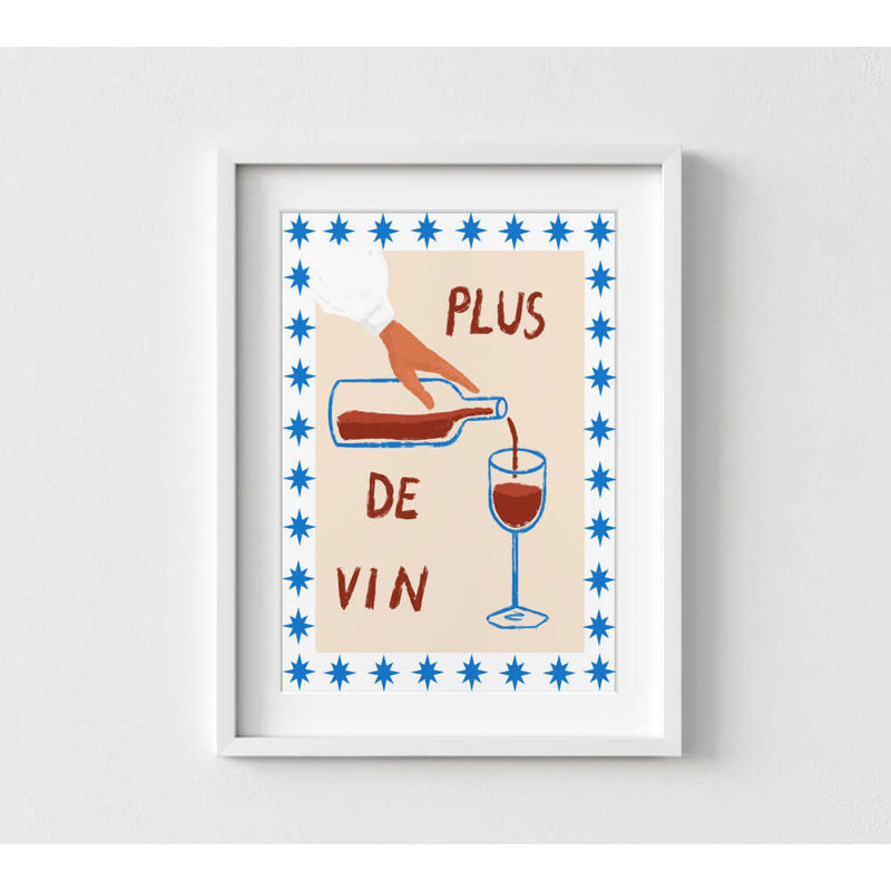 Vin encadré, impression sur toile