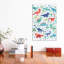 «Dino Fun I» par Ninola Design - reproduction d'art-53058896-53058898-53058902