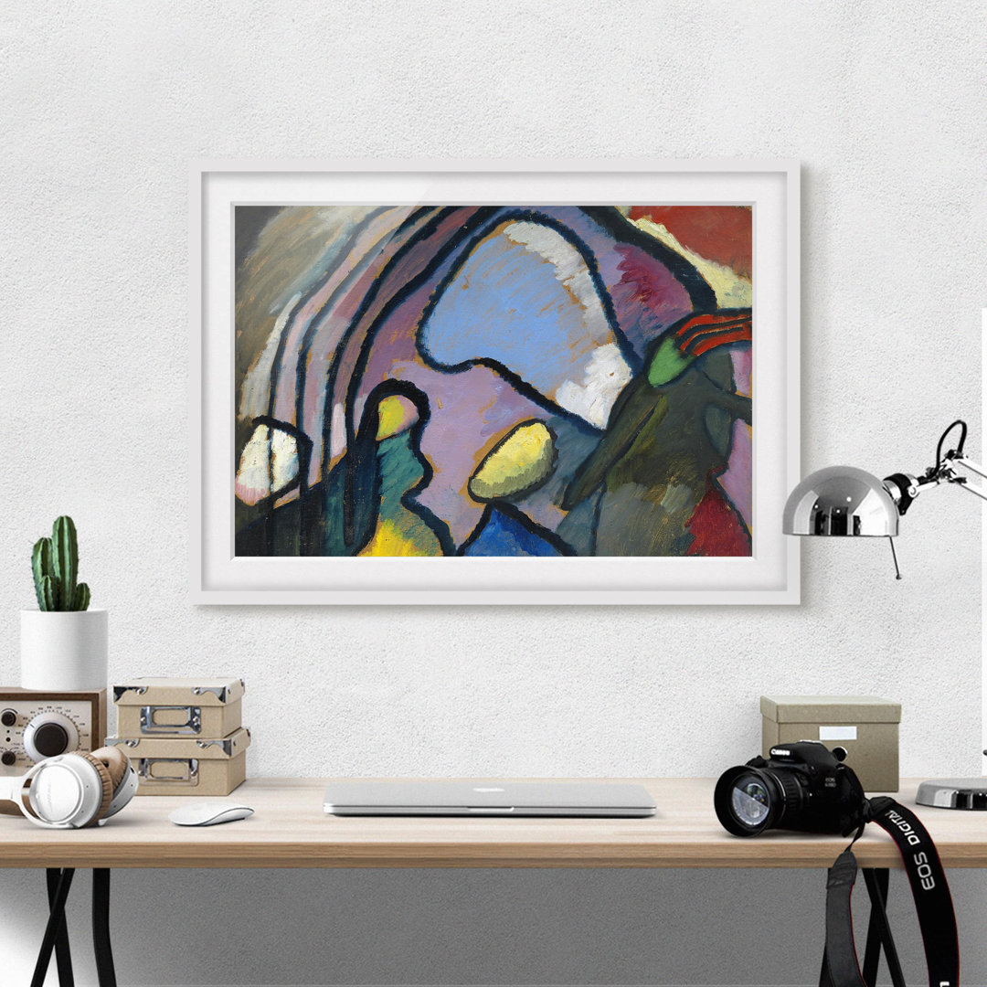 Gerahmtes Poster Improvisation von Wassily Kandinsky