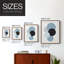 Impression encadrée Shapely Blues II - bois massif-1433738869-1433738856
