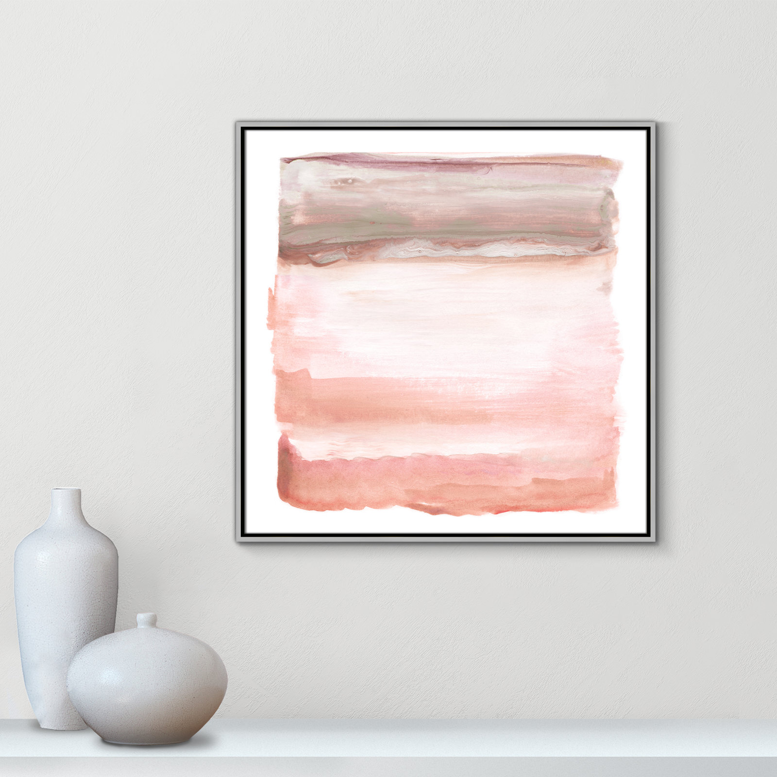 Lakeland "Boho Sky I" Print by Nan, 31.5" H x 31.5" W x 2" D, Silver