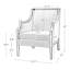 Fauteuil en polyester 31 po Akiyo-578486649