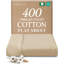 Drap en coton 400 fils - Drap rafraîchissant, respirant et doux-103254611-103254613