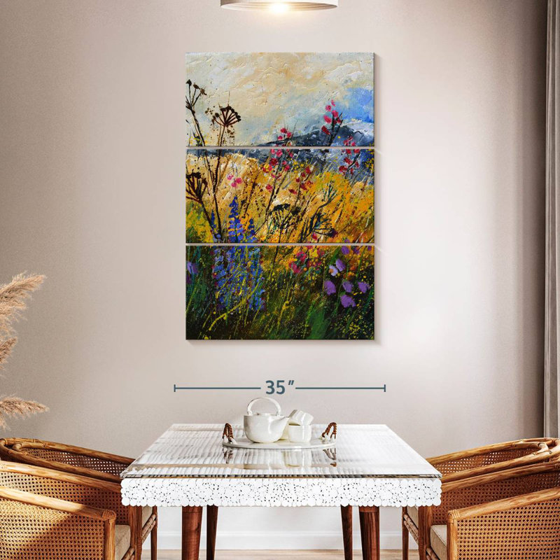Alvord fleurs sauvages, H 50 po x l 32 po