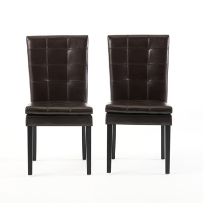 2 Kd Dining Seats, Bonded Leather Elegance, Adds Class To Space Soft Leather, Construction For Years
